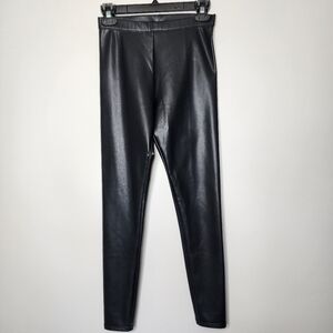 H&M faux leather leggings womens small
